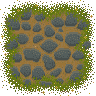 ACNH Winding Cobblestone Path by Amy, with transparent edges